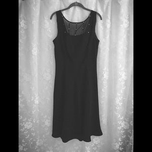 Black cocktail dress